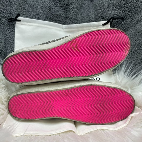 Golden Goose Superstar Bicolor Glitter Low Top Sneakers - Picture 12 of 16